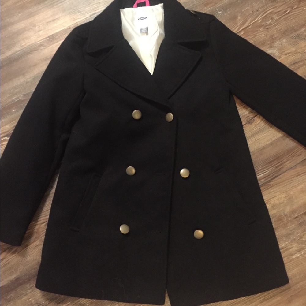 Old Navy youth black peacoat xl